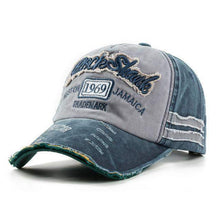 "1969 Rock Shank" Baseball Cap | Gray & Blue-Caps-SHED71-Gray & Blue-SHED71