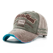 "1969 Rock Shank" Baseball Cap | Gray & Blue-Caps-SHED71-Green & Brown-SHED71