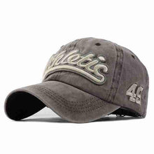 Athletic Washed Denim Baseball Cap | Khaki-Caps-SHED71-SHED71