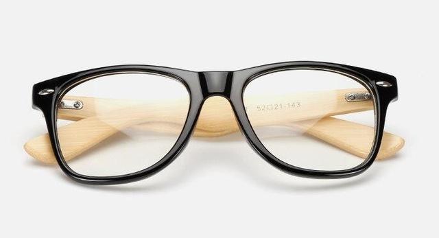 Awesome Designer Bamboo Sunglasses | 17 Colors available-Sunglasses-SHED71-Black Frame-SHED71