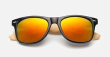 Awesome Designer Bamboo Sunglasses | 17 Colors available-Sunglasses-SHED71-Black Red Mercury-SHED71