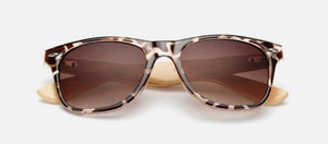 Awesome Designer Bamboo Sunglasses | 17 Colors available-Sunglasses-SHED71-Leopard 2-SHED71