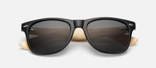 Awesome Designer Bamboo Sunglasses | 17 Colors available-Sunglasses-SHED71-Matt Black-SHED71
