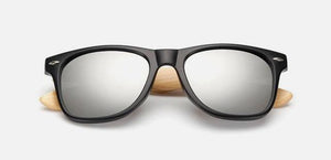 Awesome Designer Bamboo Sunglasses | 17 Colors available-Sunglasses-SHED71-White Mercury-SHED71