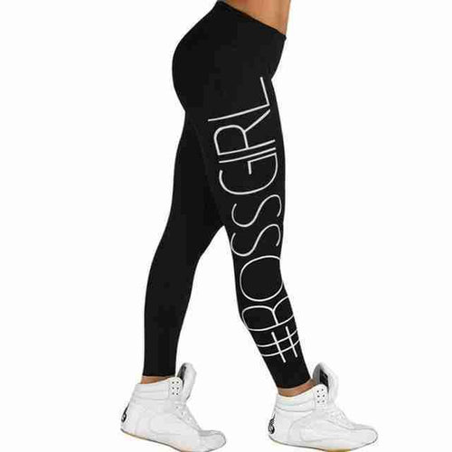 Boss Girl Fitness Leggings | Black-Leggings-SHED71-Black-L-SHED71