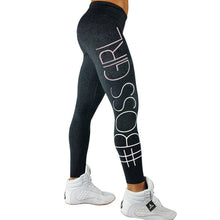 Boss Girl Fitness Leggings | Blue-Leggings-SHED71-Dark Drey-L-SHED71