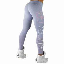 Boss Girl Fitness Leggings | Light Gray-Leggings-SHED71-Light Grey-L-SHED71