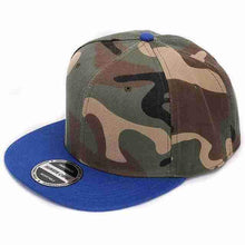 Camo Hip Hop Cap | Blue-Caps-SHED71-SHED71