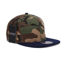 Camo Hip Hop Cap | Navy-Caps-SHED71-SHED71