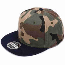 Camo Hip Hop Cap | Navy-Caps-SHED71-SHED71
