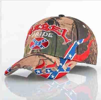 Camo Rebel Cap | Pride-Caps-SHED71-SHED71