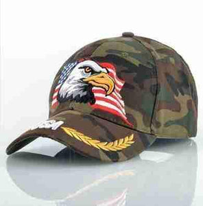 Camo Rebel Caps / American Eagle-Caps-SHED71-SHED71