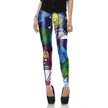 Casual Colorful Leggings | Abstract 3-Leggings-SHED71-L-SHED71