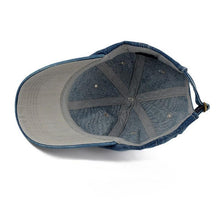 Denim Baseball Cap | Plain Blue-Caps-SHED71-SHED71