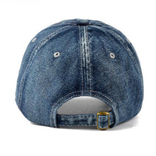 Denim Baseball Cap | Plain Washed-Caps-SHED71-SHED71