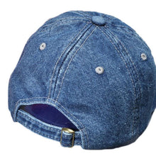 Denim Baseball Cap | "Time To Sleep" Black-Caps-SHED71-SHED71