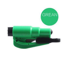 Emergency Window Breaker and Seat Belt Cutter-Gadget-SHED71-green-SHED71