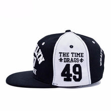 Fashion 1947 Brooklyn Hip Hop Cap | Black & White-Caps-SHED71-SHED71