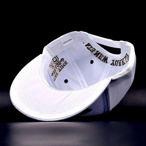 Fashion 1947 Brooklyn Hip Hop Cap | White-Caps-SHED71-SHED71