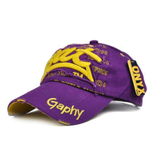 Fashion BAT Series Baseball Cap | Yellow-Caps-SHED71-Purple-SHED71