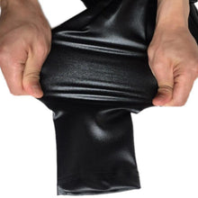 Fashion Faux Leather High Waist Leggings | Bright Black-Leggings-SHED71-SHED71