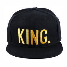 Fashion "King & Queen" Hip Hop Cap | Gold King-Caps-SHED71-SHED71