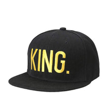 Fashion "King & Queen" Hip Hop Cap | Gold King-Caps-SHED71-SHED71