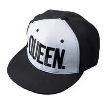 Fashion "King & Queen" Hip Hop Cap | White Queen-Caps-SHED71-SHED71