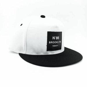Fashion "Nº86 Brooklyn" Hip Hop Cap | White-Caps-SHED71-SHED71