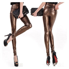 Fashion Skin Faux Leather Leggings | Big Serpentine-Leggings-SHED71-SHED71