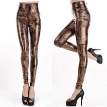 Fashion Skin Faux Leather Leggings | Leopard-Leggings-SHED71-SHED71
