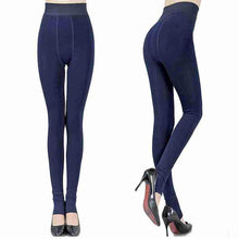 Fashion Winter Warm Leggings | Gray-Leggings-SHED71-Blue-L-SHED71