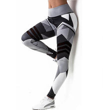Fitness High Waist Leggings | White-Leggings-SHED71-Black-S-SHED71