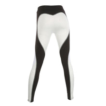Fitness Mesh Heart Pattern Leggings / White Heart-Leggings-SHED71-SHED71