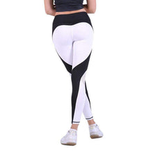 Fitness Mesh Heart Pattern Leggings / White Heart-Leggings-SHED71-L-SHED71