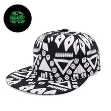 Fluorescent Light Series Hip Hop Cap | Green Aztec-Caps-SHED71-SHED71