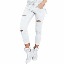 Hole Leggings with Pockets | Black-Leggings-SHED71-White-S-SHED71