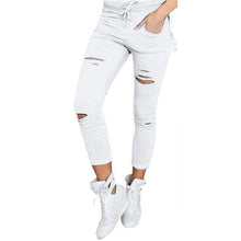 Hole Leggings with Pockets | White-Leggings-SHED71-White-S-SHED71