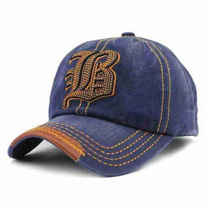 "LB" Baseball Cap | Blue-Caps-SHED71-SHED71