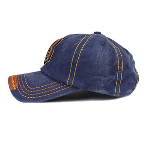 "LB" Baseball Cap | Gray-Caps-SHED71-SHED71