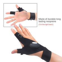 LED Flashlight Fingerless Glove-Gadget-SHED71-SHED71