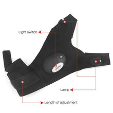 LED Flashlight Fingerless Glove-Gadget-SHED71-SHED71
