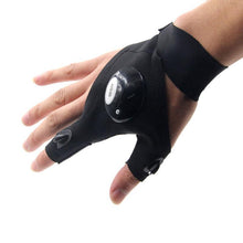 LED Flashlight Fingerless Glove-Gadget-SHED71-Right hand-SHED71