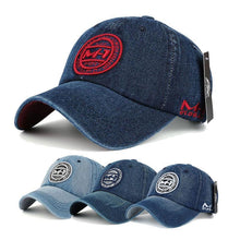 "M-1 Fix Fight" Denim Cap | White Patch-Caps-SHED71-SHED71