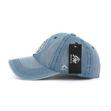 "M-1 Fix Fight" Denim Cap | White Patch-Caps-SHED71-SHED71