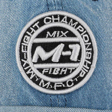 "M-1 Fix Fight" Denim Cap | White Patch-Caps-SHED71-SHED71