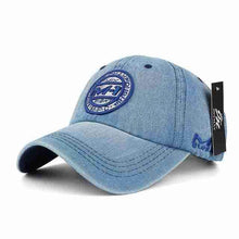 "M-1 Mix Fight" Denim Cap | Blue Patch-Caps-SHED71-SHED71