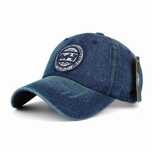 "M-1 Mix Fight" Denim Cap | Navy Patch-Caps-SHED71-SHED71