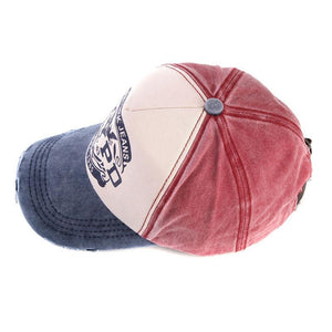 "NYPD" Baseball Cap | Red & Blue-Caps-SHED71-SHED71