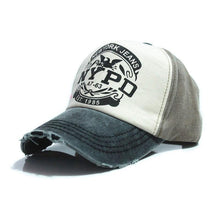 "NYPD" Baseball Cap | Red & Blue-Caps-SHED71-Gray & Navy-SHED71